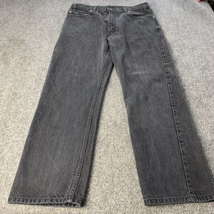 Vintage Levi’s 505 Men Regular Fit Black Jeans Red Tab Size 36x29 (Actual 34x29)